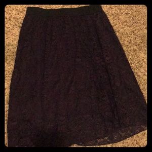 LLR Lola skirt in eggplant size Large
